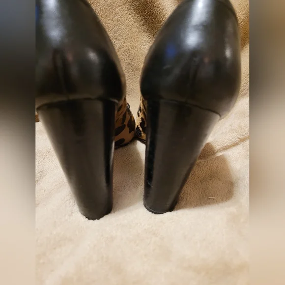 Vintage Coach pumps leopard print heels size 6.5 B - Picture 7 of 7